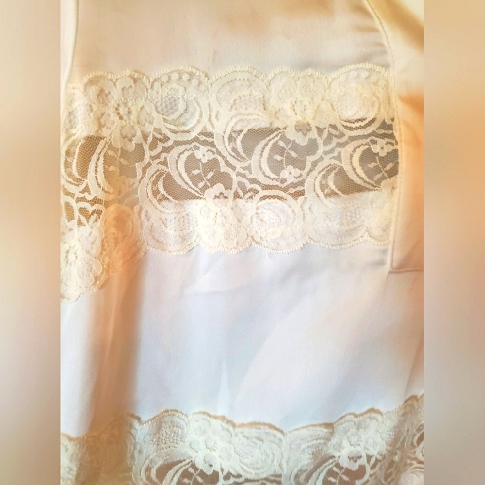 Dana B Ivory Lace Shirt - Picture 8 of 9